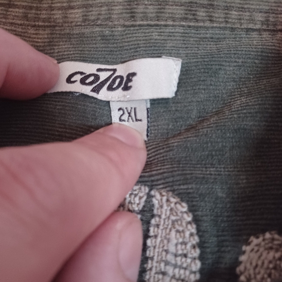 Code 7 long sleeve button down shirt men's - Picture 3 of 3